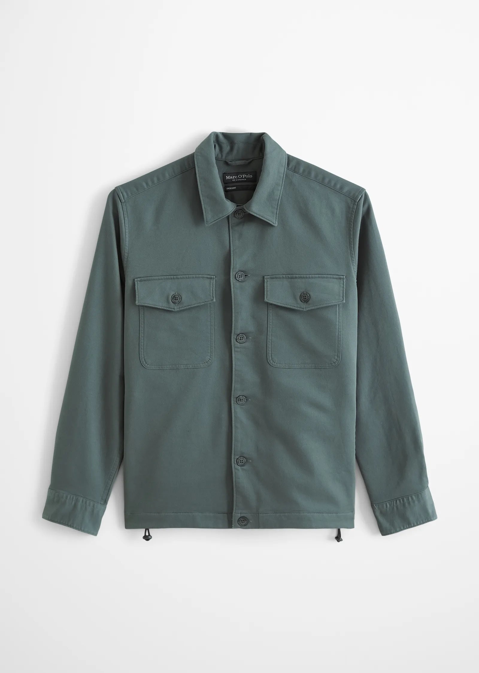 Marc O'Polo - Overshirt mit Kordelzug in Petrol