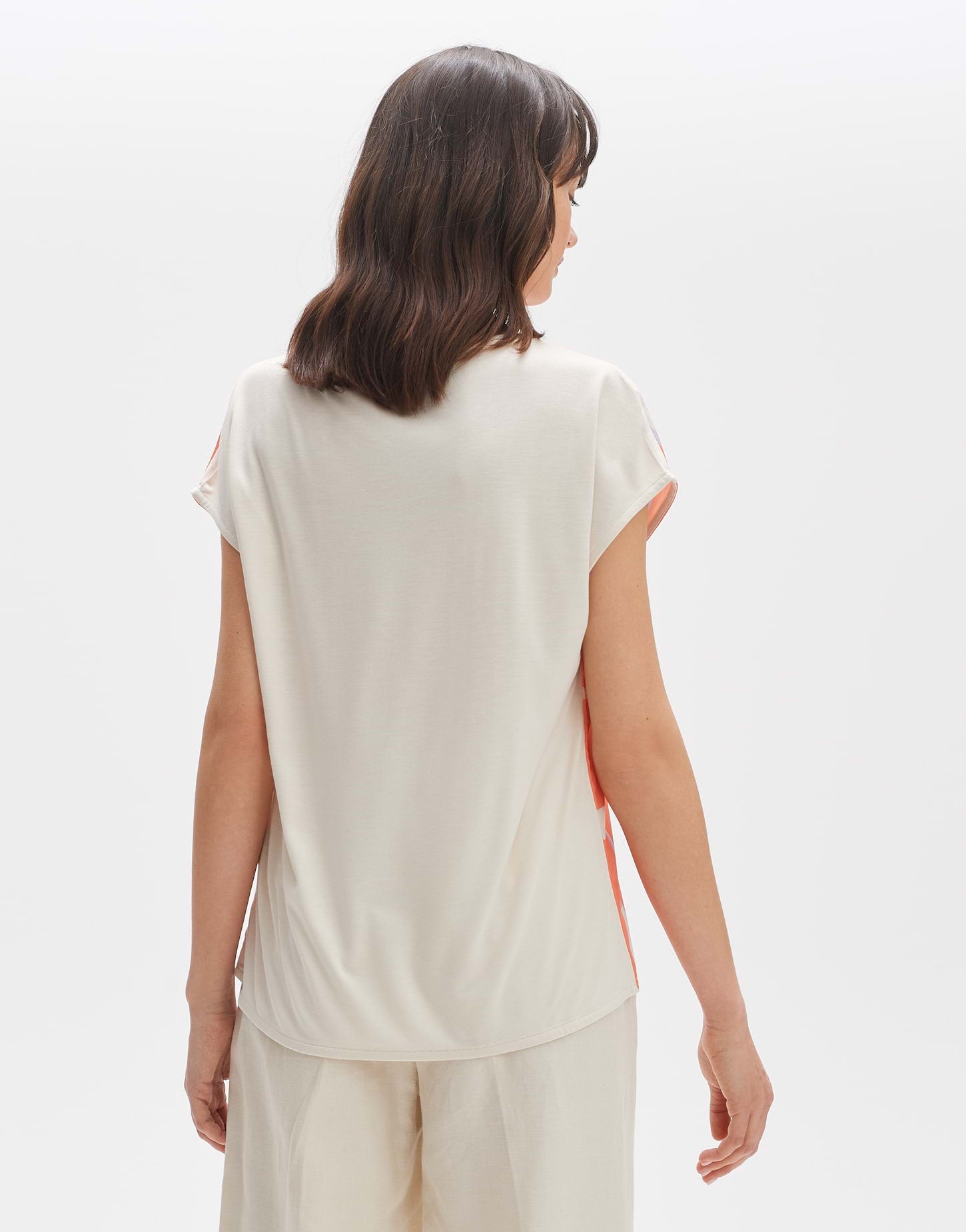 Opus - Sommerliche Shirtbluse mit modernem Print - Sisbo