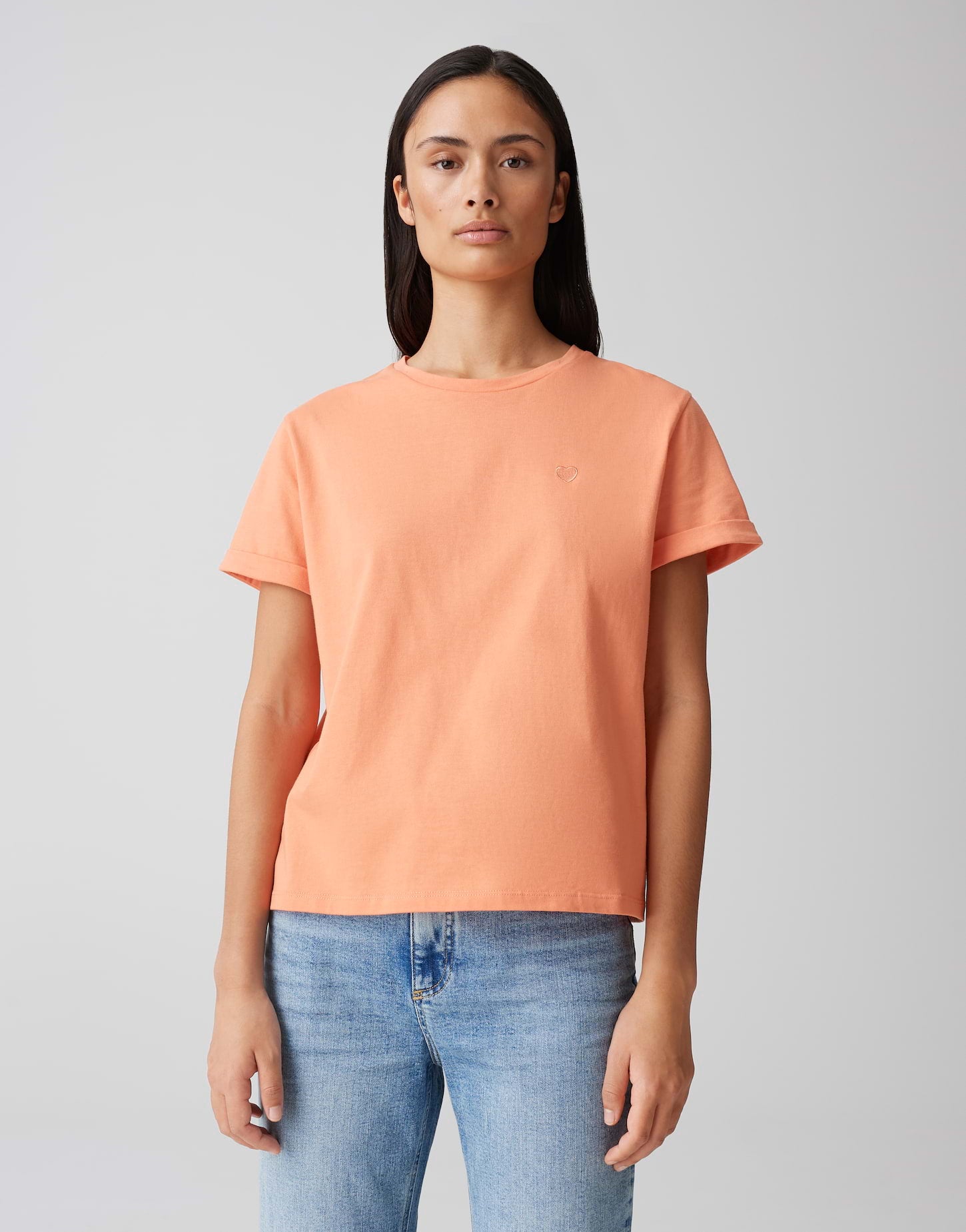Opus - Sommerliches T-Shirt mit kleiner Stickerei - Serz