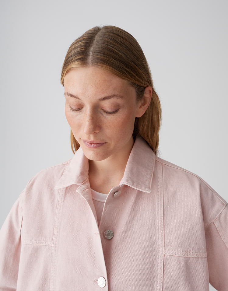 Opus - Jeansjacke in Rosa - Hemali