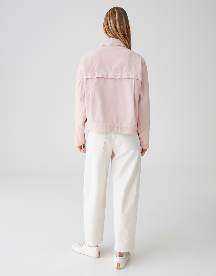 Opus - Jeansjacke in Rosa - Hemali
