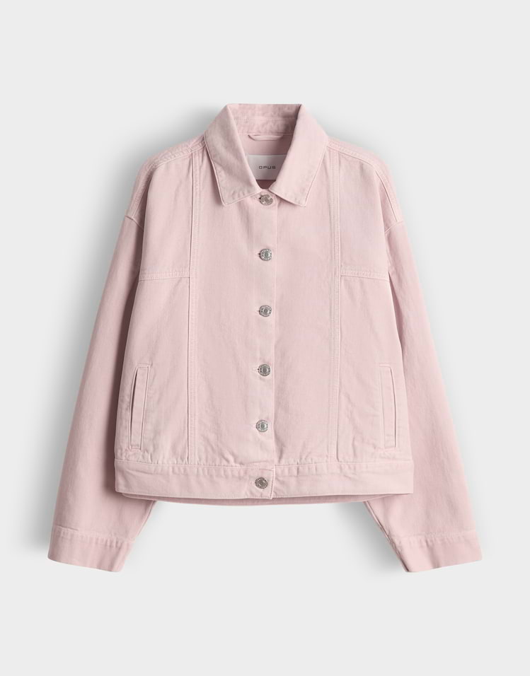 Opus - Jeansjacke in Rosa - Hemali
