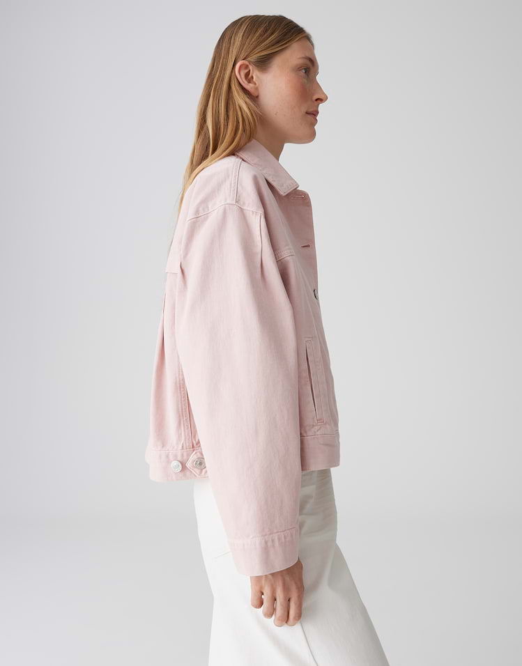 Opus - Jeansjacke in Rosa - Hemali