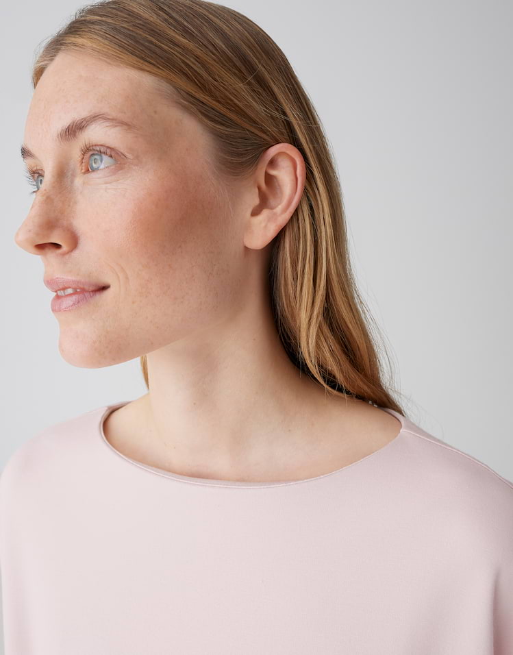 Opus - Boxy Jerseyshirt aus Viskose Mix - Syros