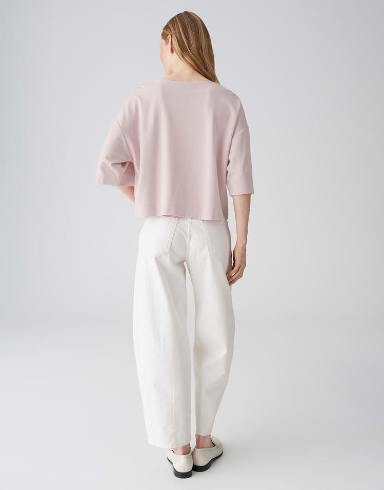 Opus - Boxy Jerseyshirt aus Viskose Mix - Syros