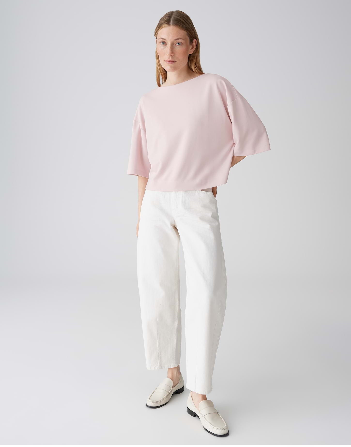 Opus - Boxy Jerseyshirt aus Viskose Mix - Syros