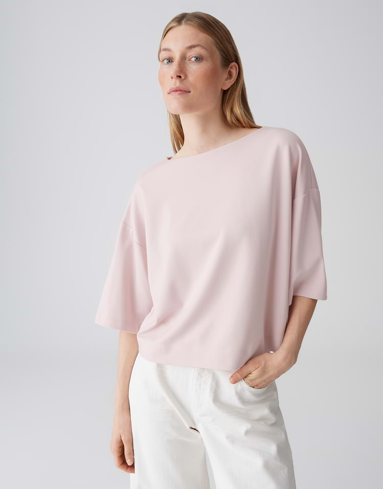 Opus - Boxy Jerseyshirt aus Viskose Mix - Syros