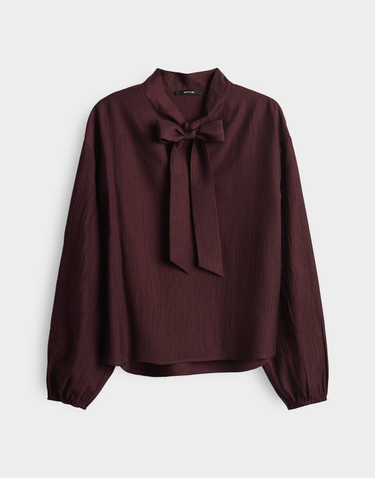 Opus - Schluppenbluse mit dezenter Crinkle Struktur - Fomantica