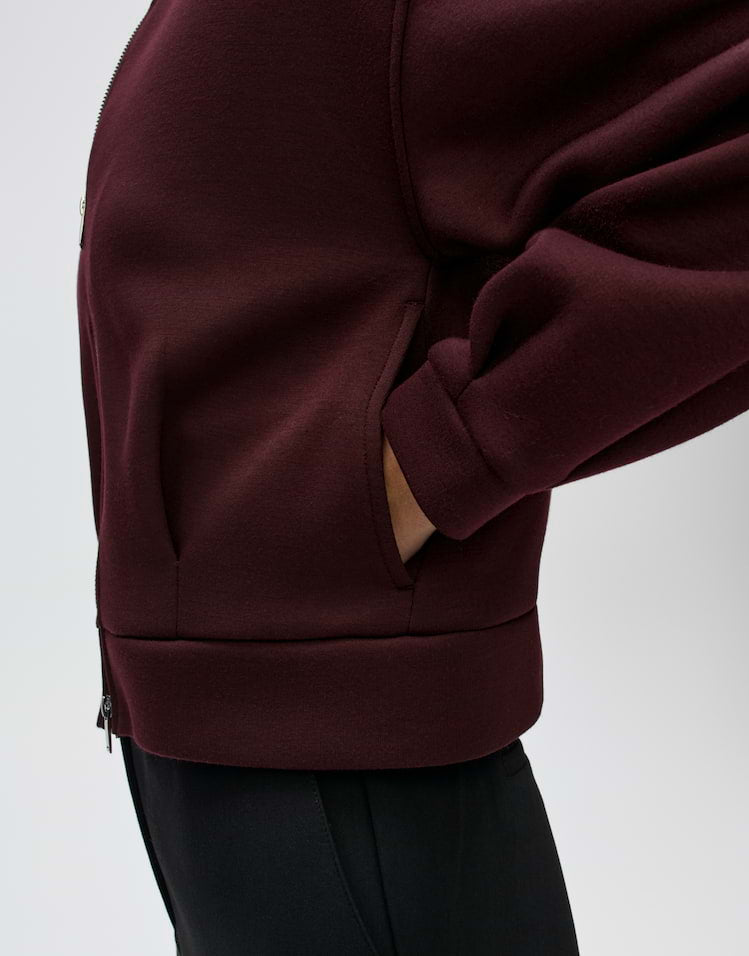 Opus - Sweatjacke im Blouson Stil Regular Fit - Gokila