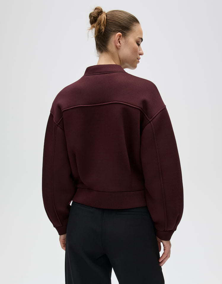 Opus - Sweatjacke im Blouson Stil Regular Fit - Gokila
