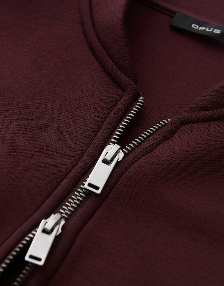 Opus - Sweatjacke im Blouson Stil Regular Fit - Gokila