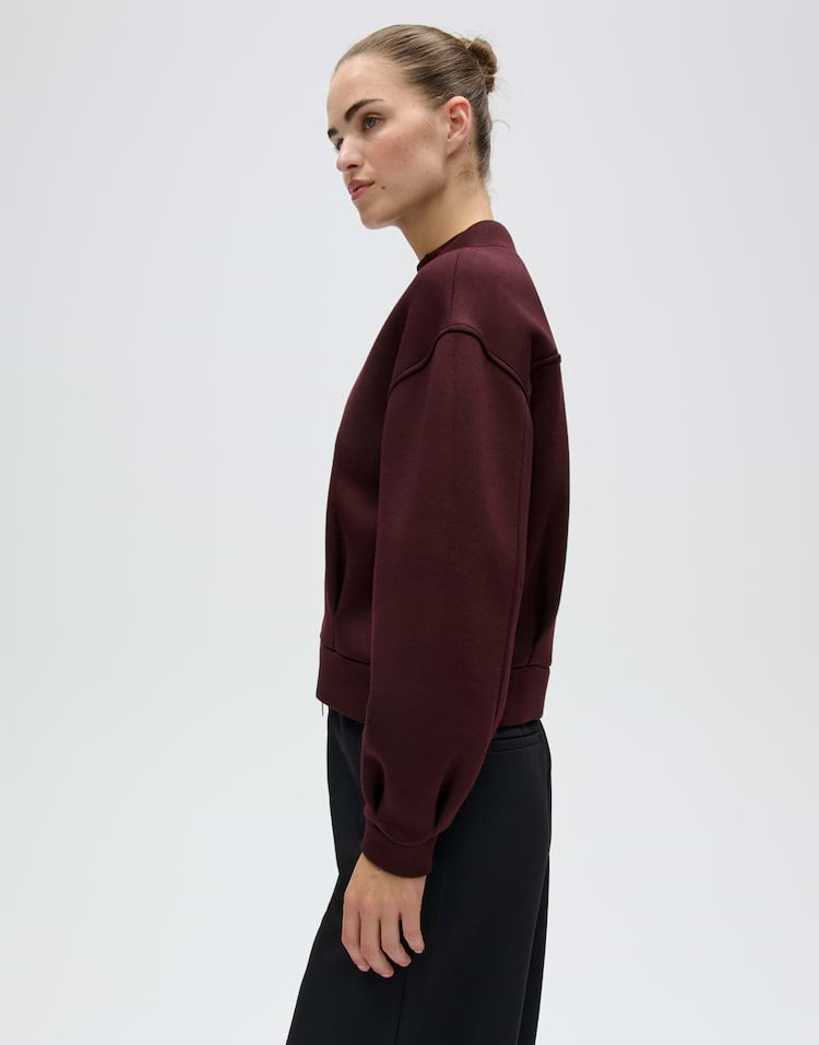 Opus - Sweatjacke im Blouson Stil Regular Fit - Gokila