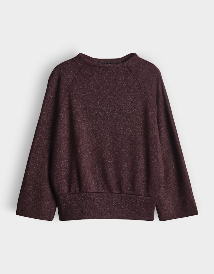 Opus -  Sweatshirt mit Glanz Effekt - Glantina