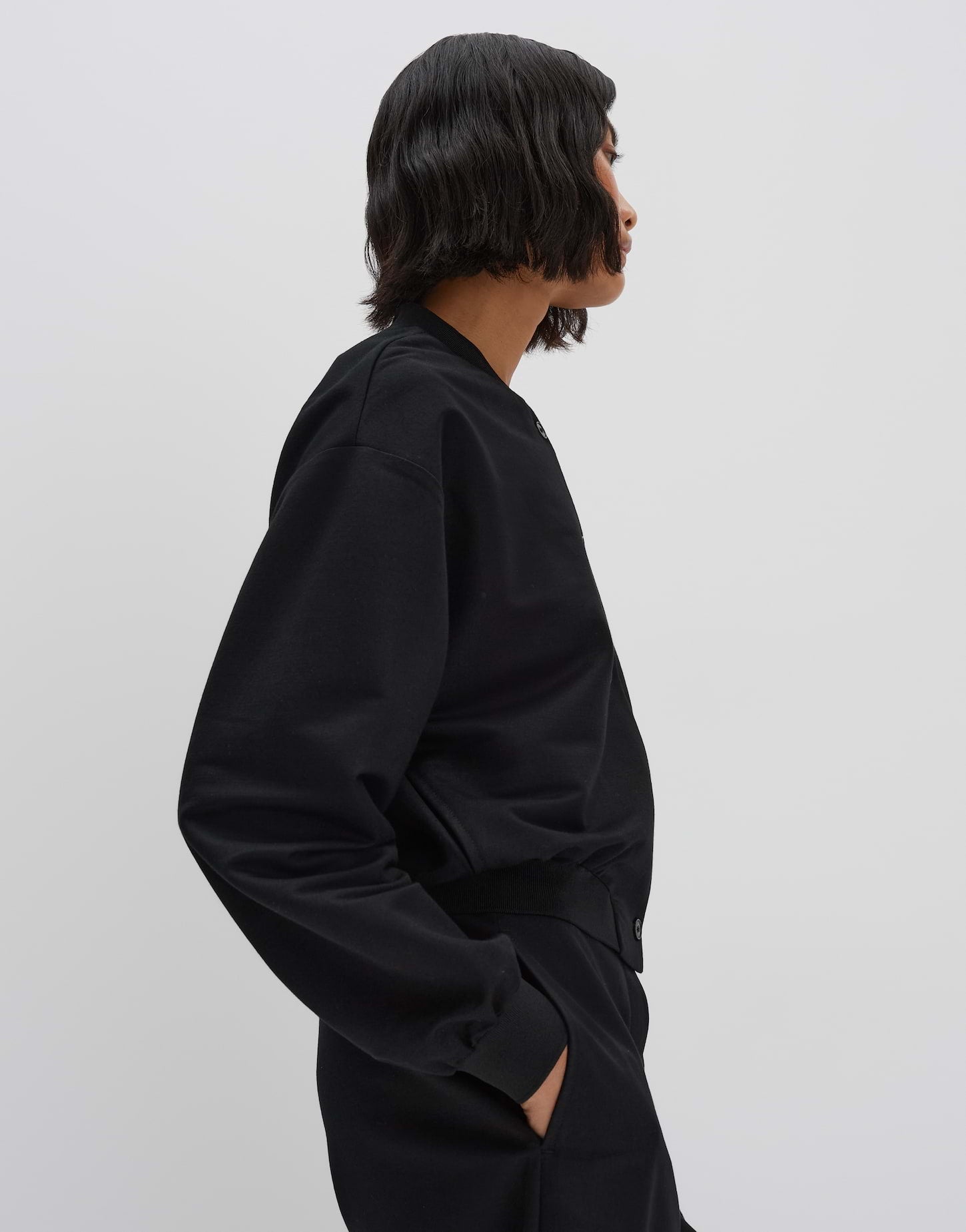 Someday - Eleganter Blouson zum Knöpfen - Narlie