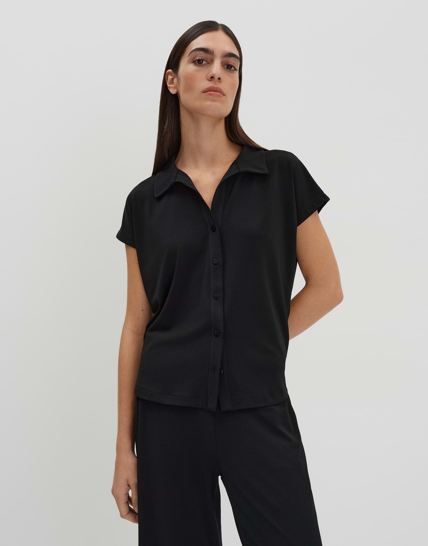 Someday - Blusenshirt aus knitterarmen Jersey - Konita