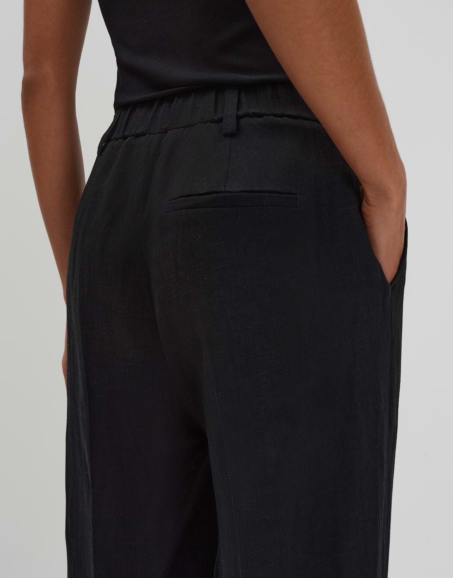 Someday - Stilvolle Culotte aus Viskose-Leinen-Mix - Celino