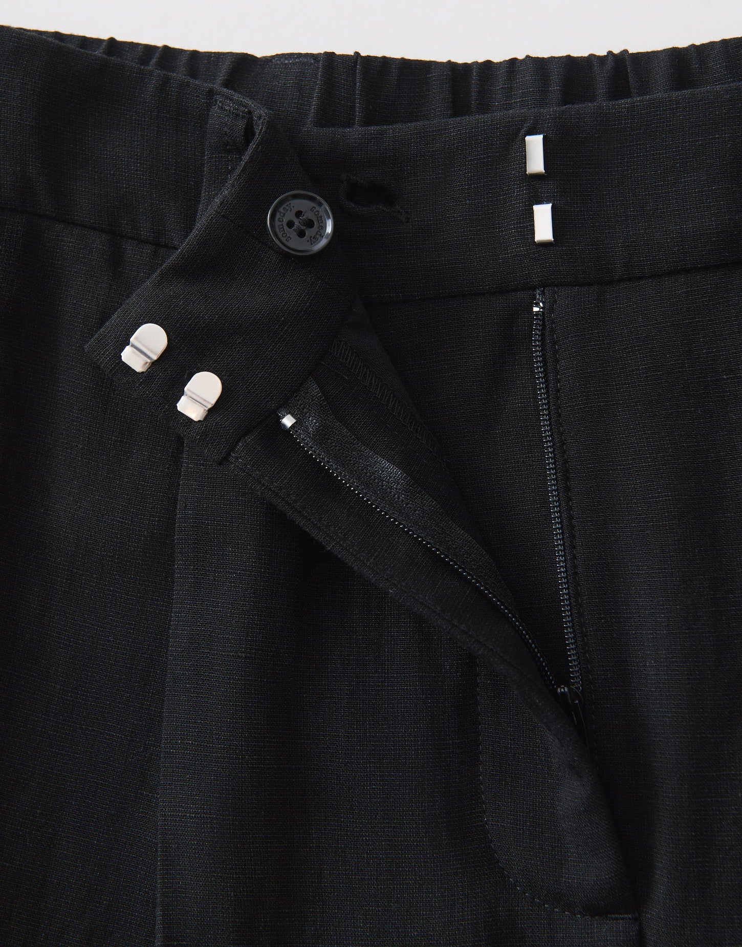 Someday - Stilvolle Culotte aus Viskose-Leinen-Mix - Celino