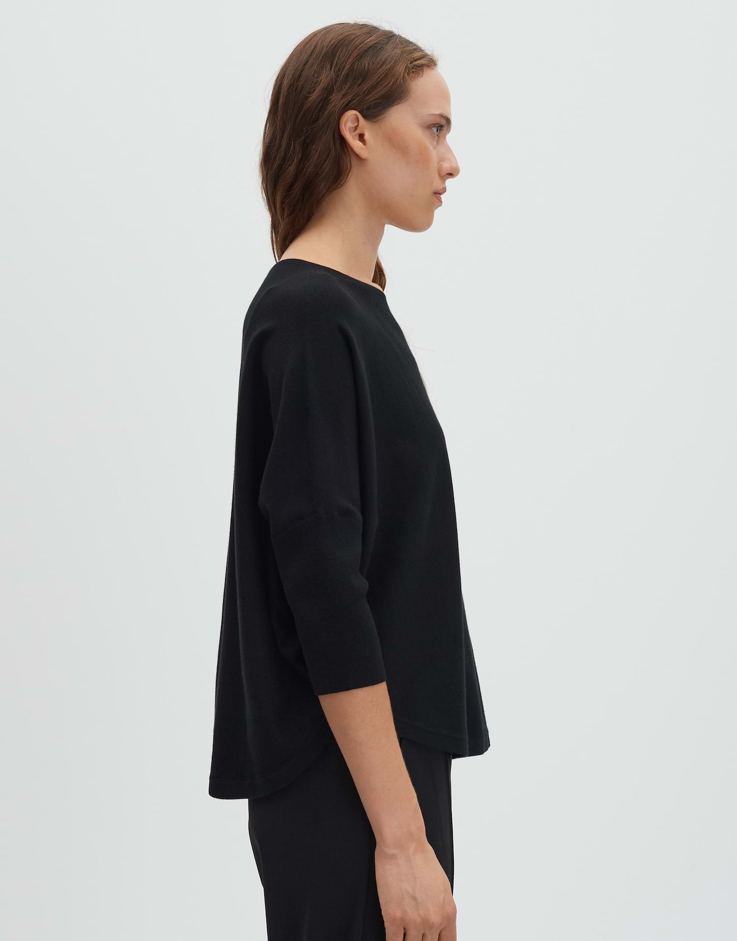 Someday - Oversized Feinstrickpullover im Cape Stil - Tiraja