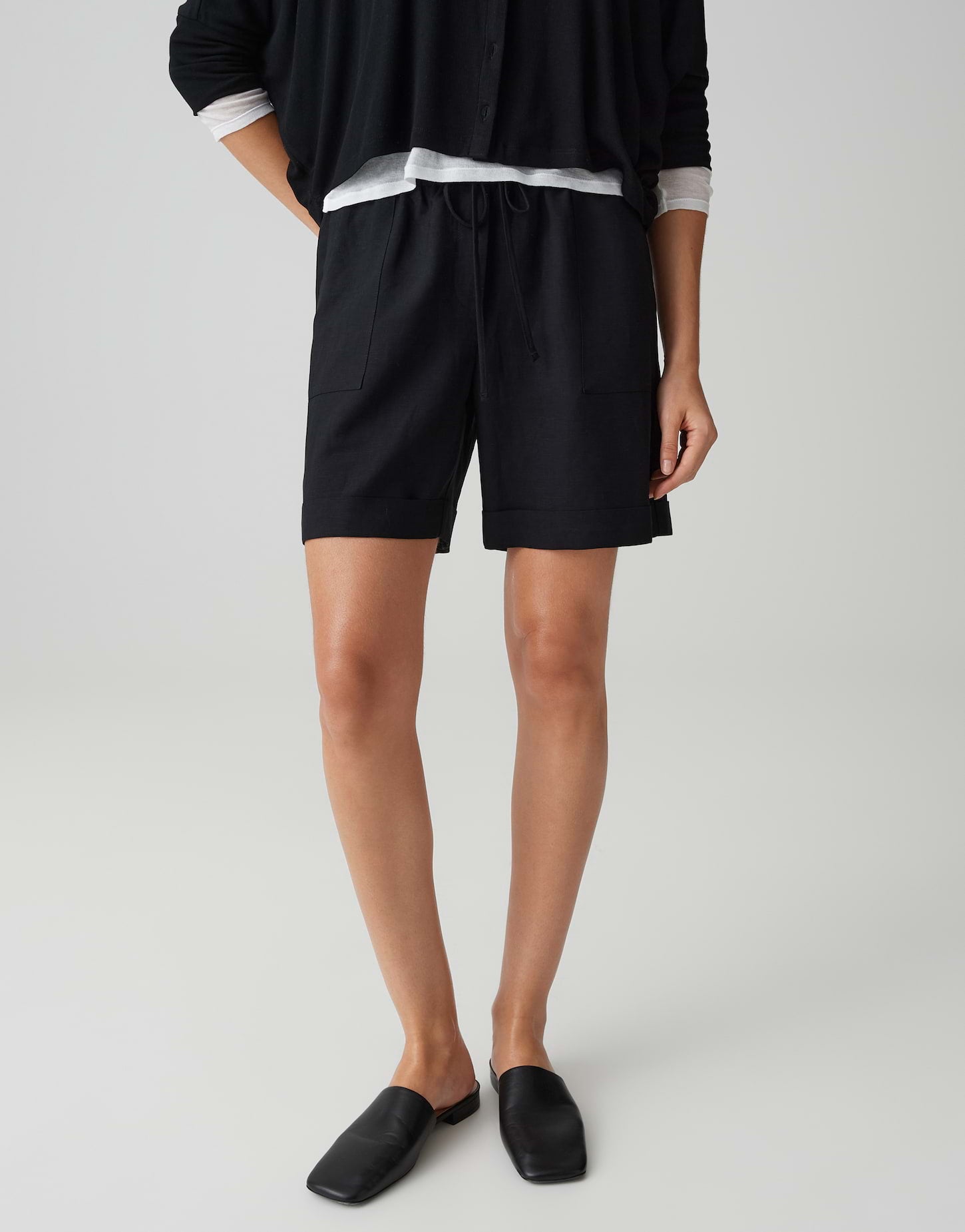 Opus - Short aus Viskose Leinenmix - Malotta Short