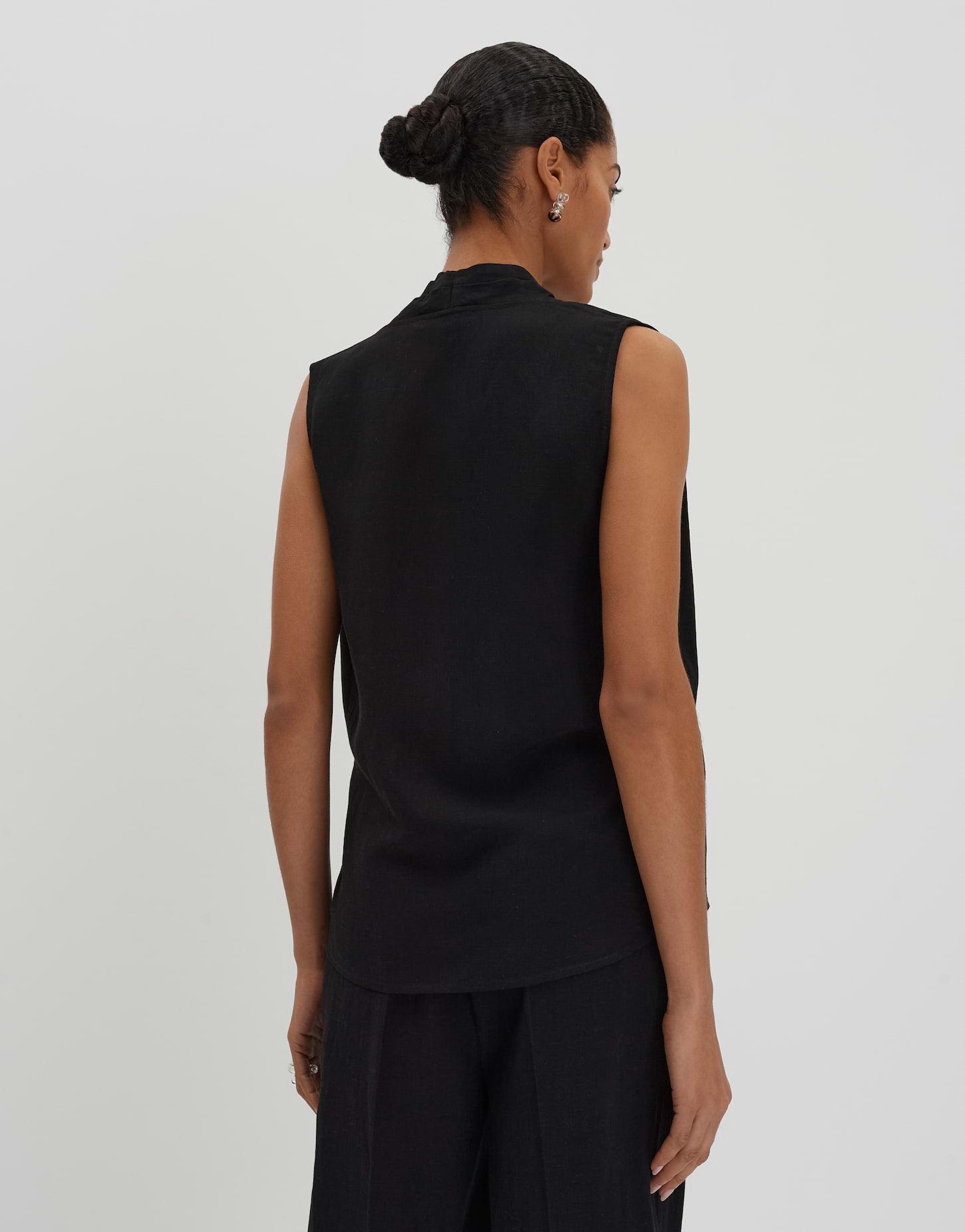 Someday - Elegante Wickelbluse aus Viskose-Leinen-Mix - Ziang
