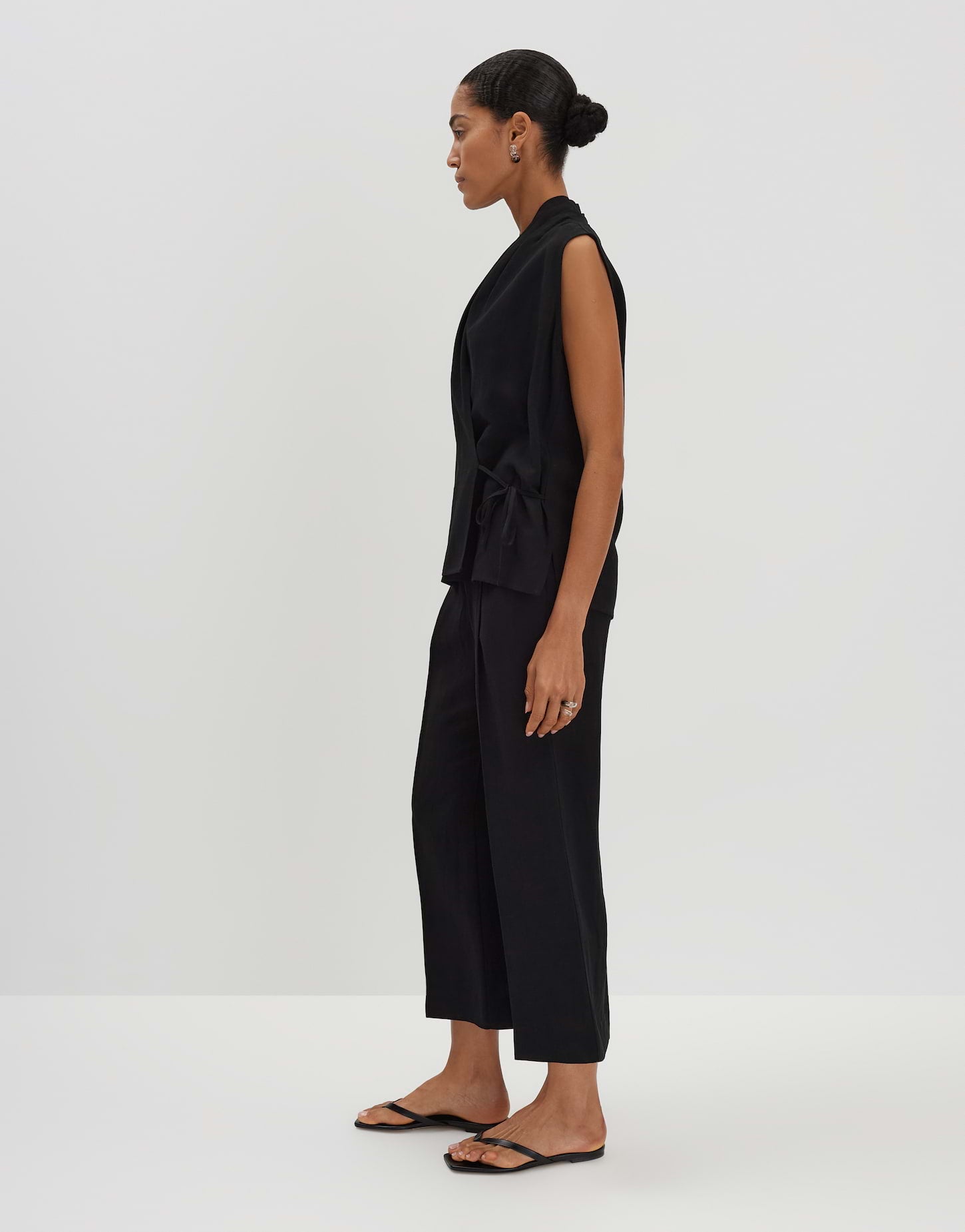 Someday - Elegante Wickelbluse aus Viskose-Leinen-Mix - Ziang