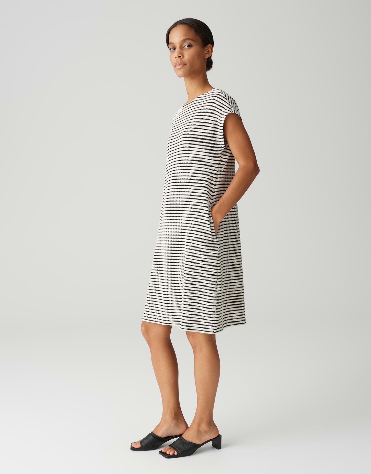 Opus - Strickkleid in Streifenoptik - Warua