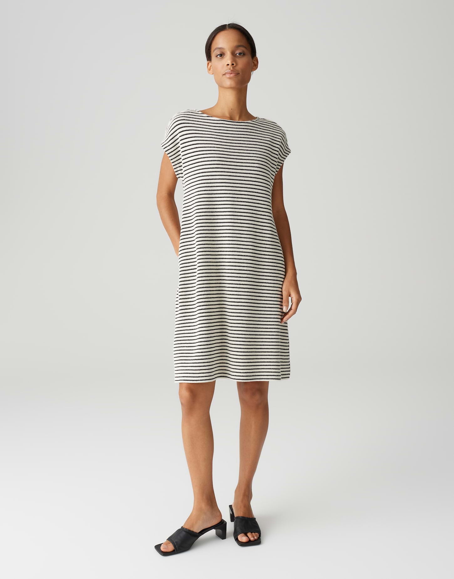 Opus - Strickkleid in Streifenoptik - Warua