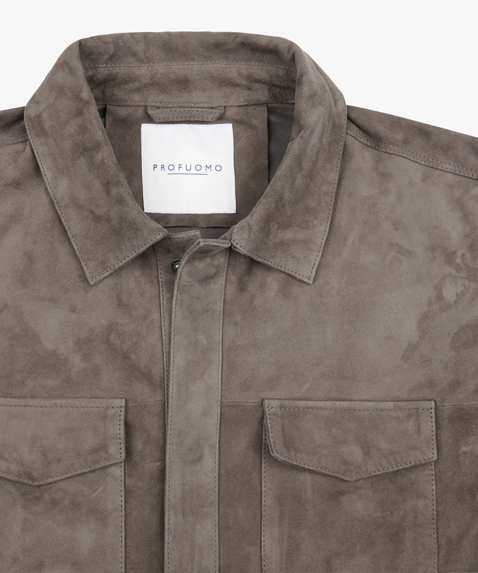 Profuomo - Stilvolles Overshirt aus Wildleder