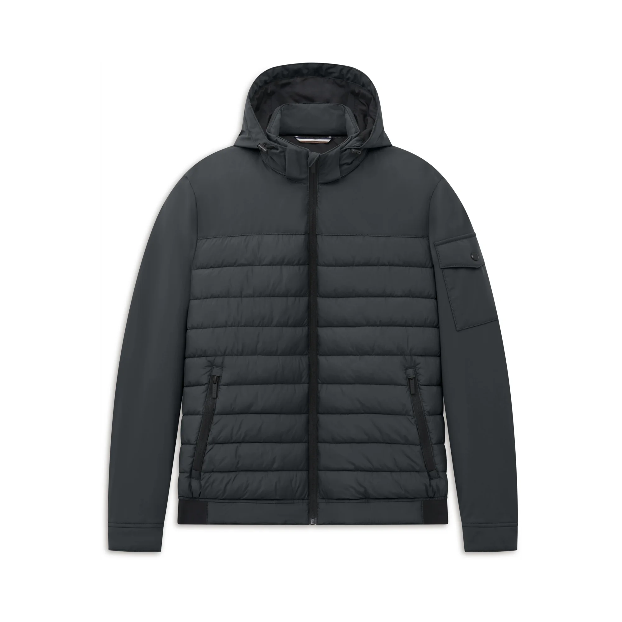 Bugatti - Steppblouson mit abtrennbarer Kapuze in Marine