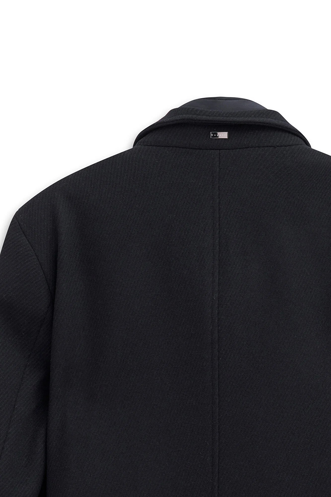 Bugatti - Wollmantel mit Stehkragen und herausnehmbarer Weste in Marine