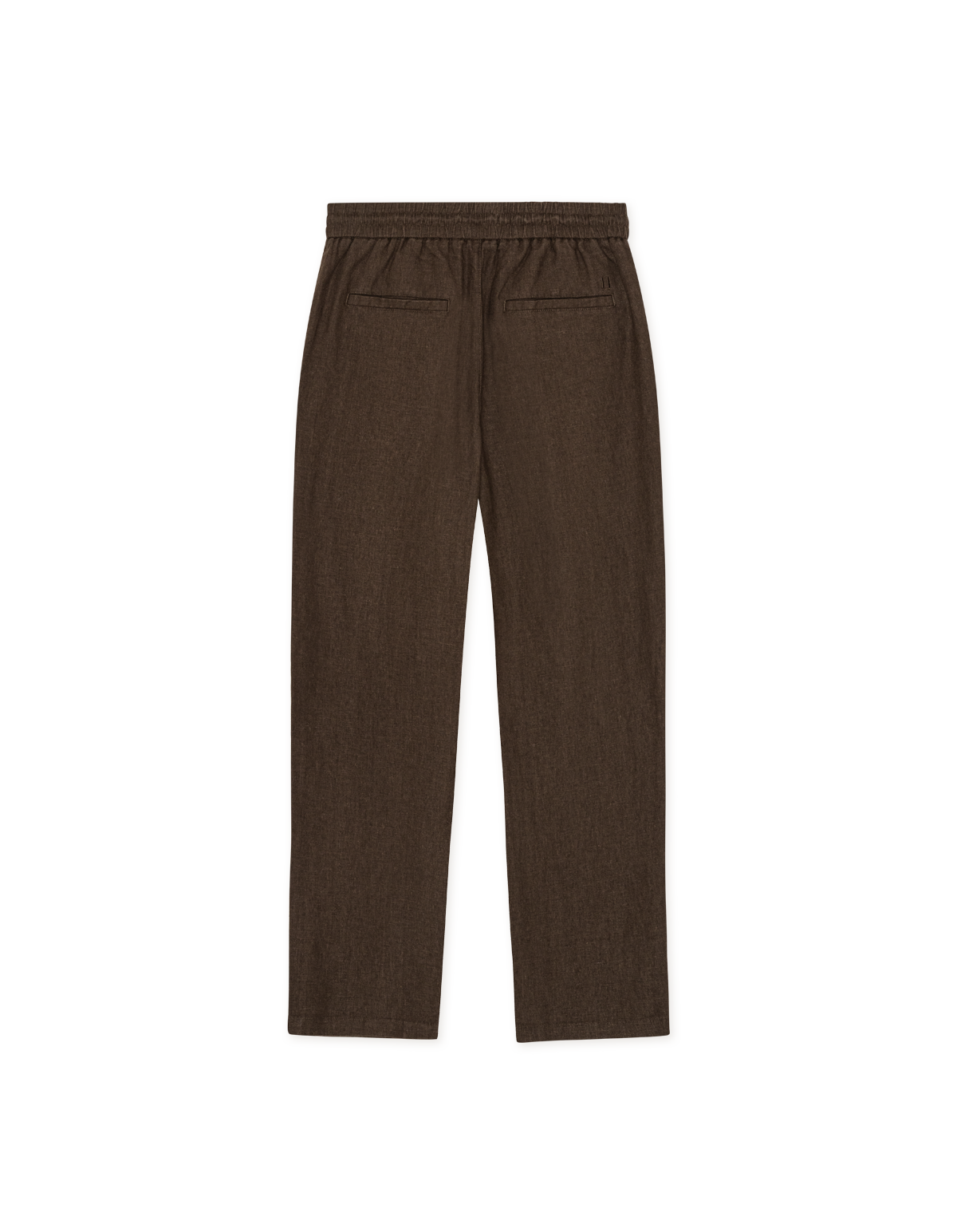 Les Deux - Stilvolle Leinenhose mit Tunnelzug in Braun - Patrick