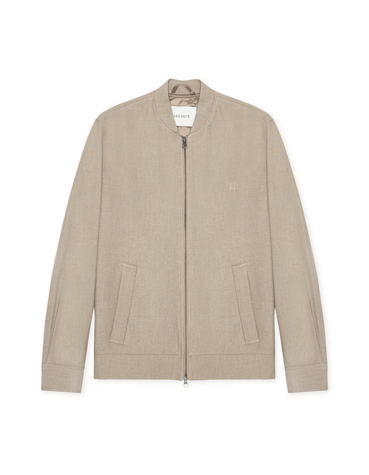 Les Deux - Zip-Overshirt in Sand - Como