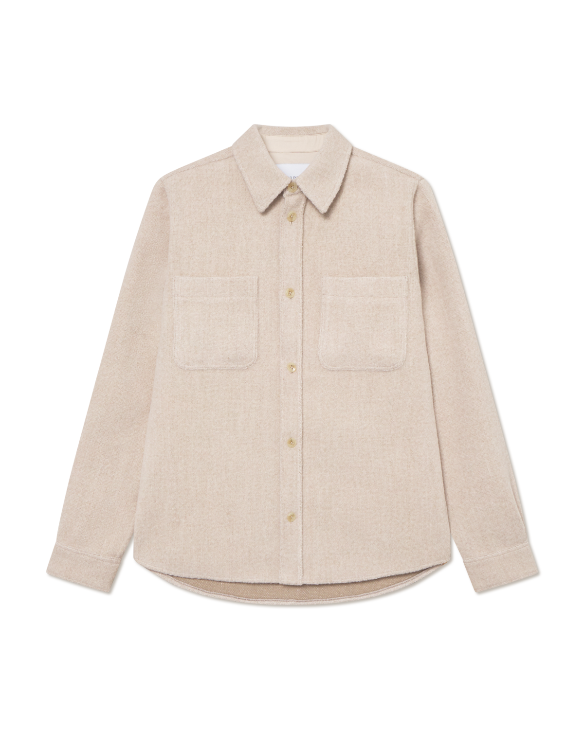 Les Deux - Bouclé Overshirt in Hellbeige - Lennon