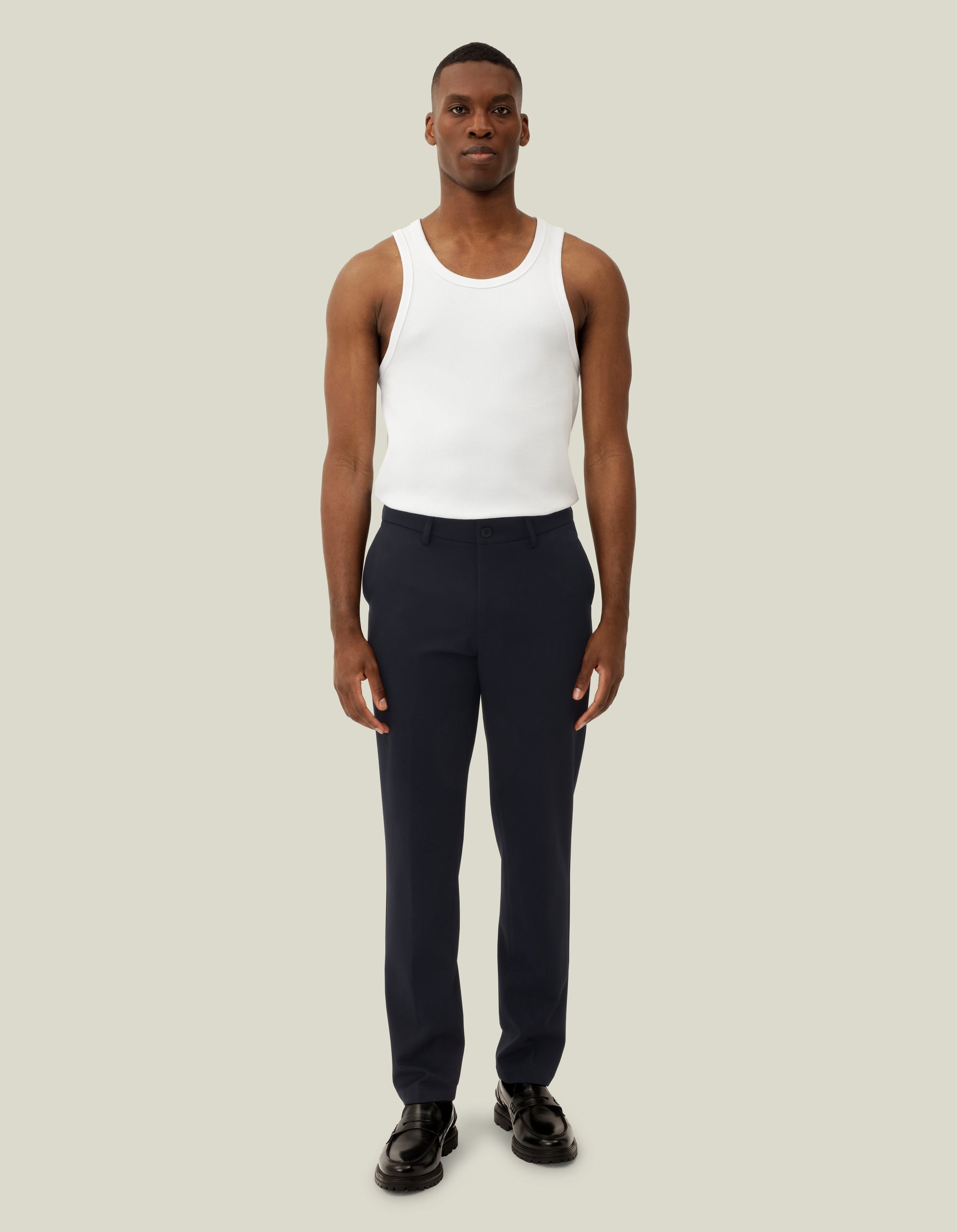 Les Deux - Moderne Anzughose mit entspanntem Fit in Navy
