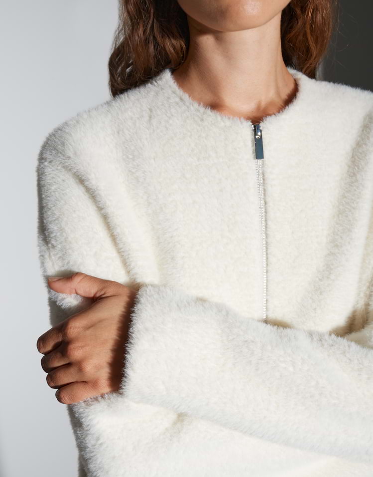 Someday - Blouson mit flauschiger Oberfläche - Umayan