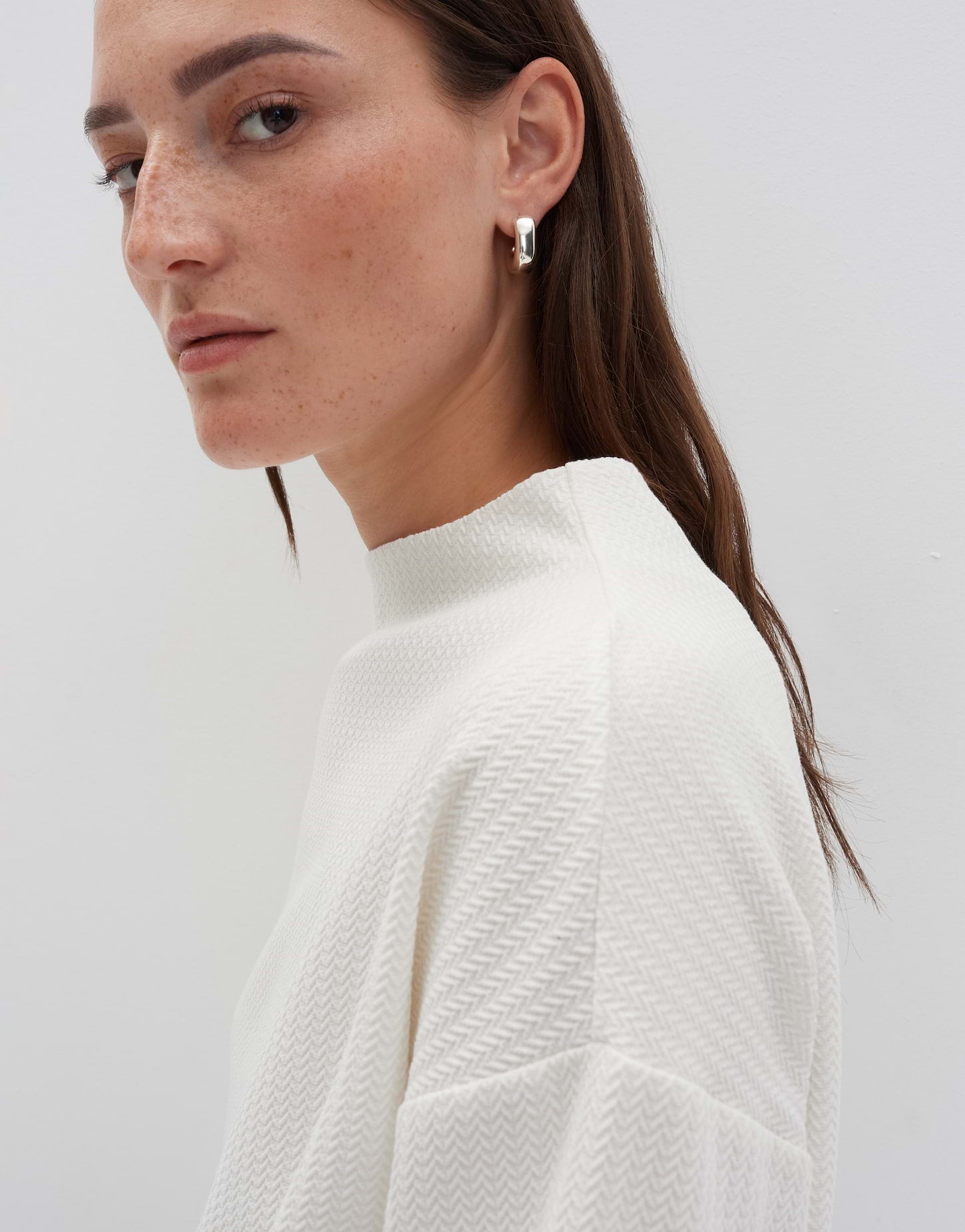 Someday - Jerseyshirt mit Fischgratstruktur - Kelby