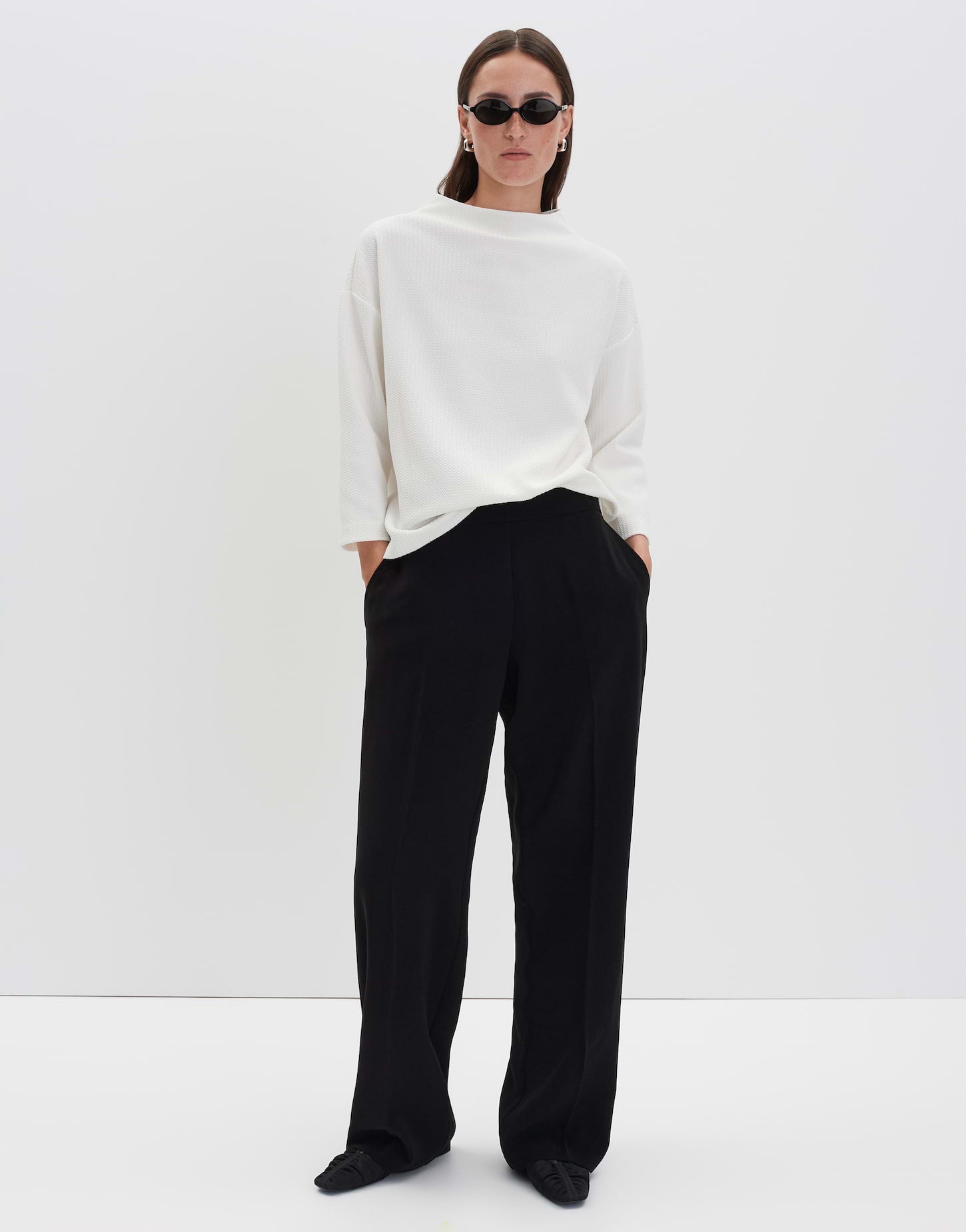 Someday - Jerseyshirt mit Fischgratstruktur - Kelby