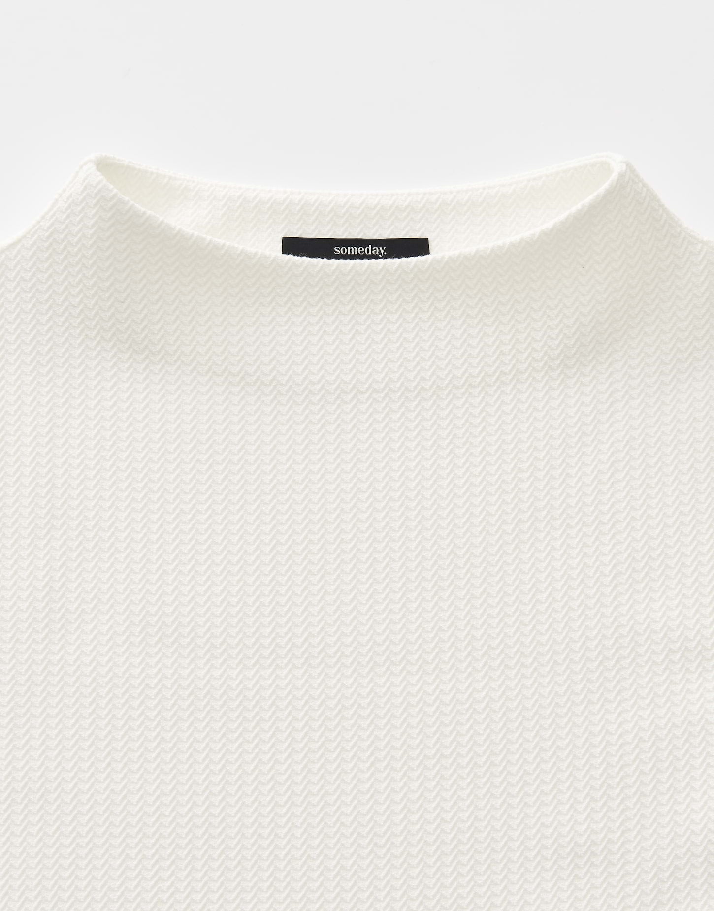 Someday - Jerseyshirt mit Fischgratstruktur - Kelby