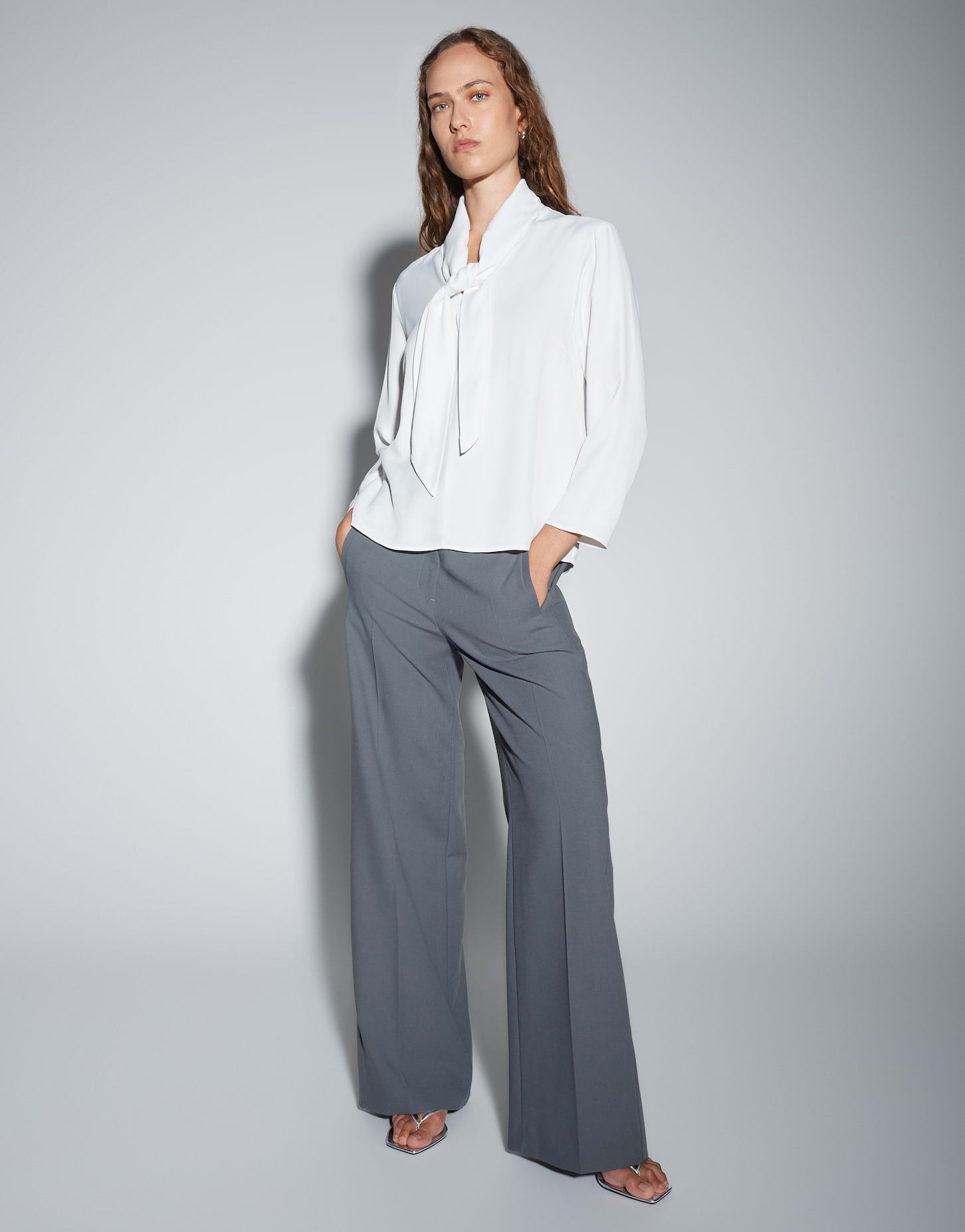 Someday - Stilvolle Schluppenbluse aus Viskose - Zcarfa