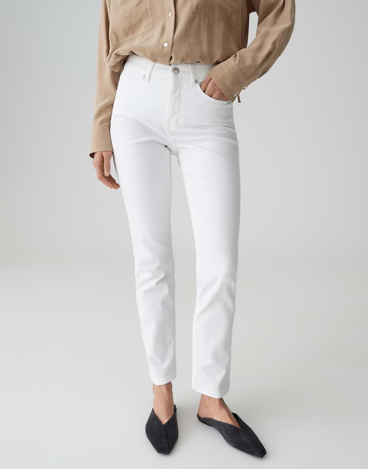 Opus - Slim Jeans mit Powerstretch Mid Rise - Melly Base
