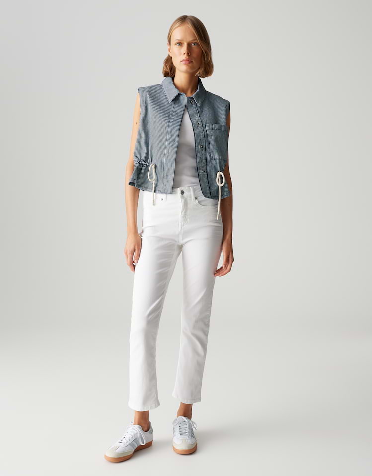 Opus - Slim Jeans mit Powerstretch Mid Rise - Melly Base