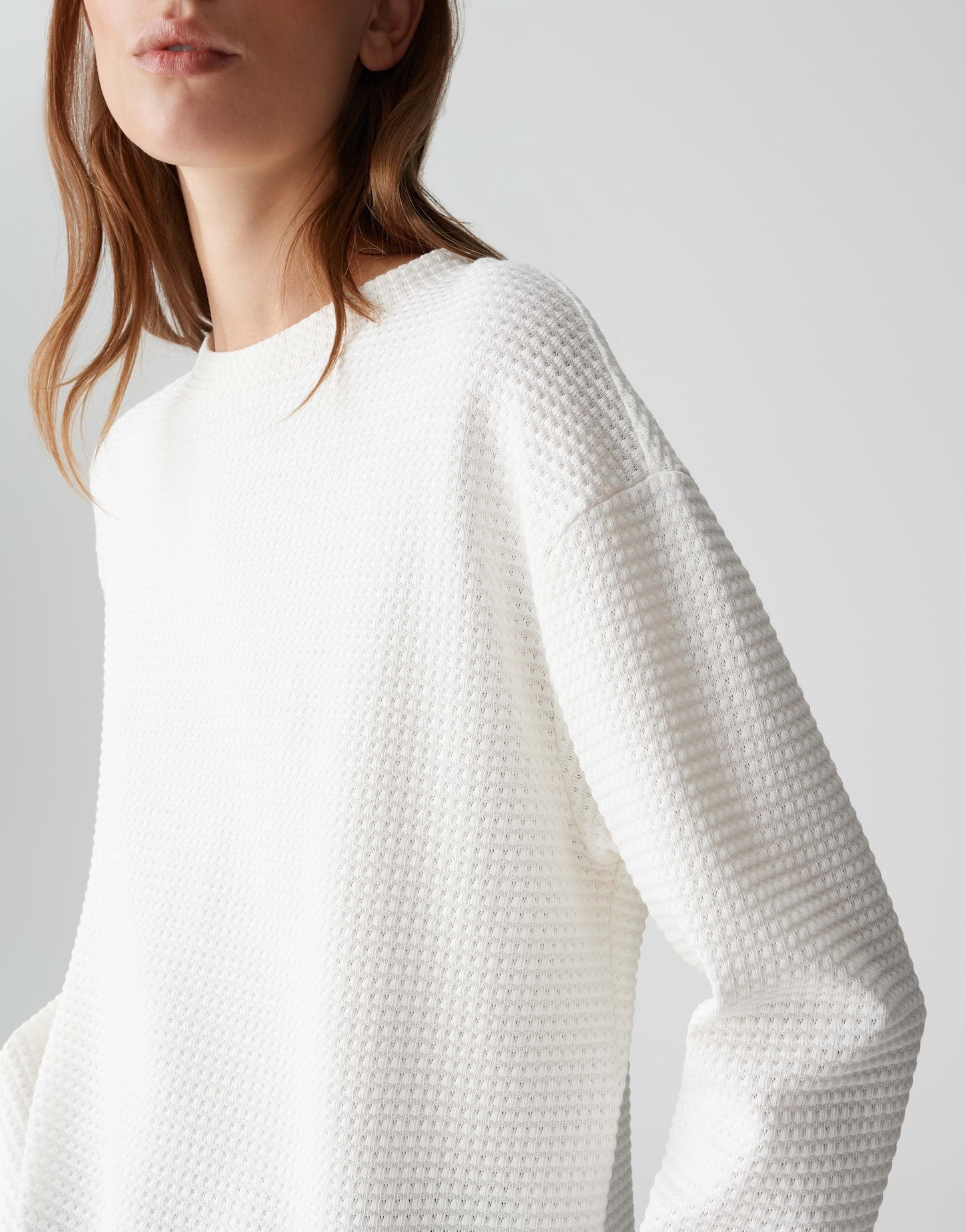 Opus - Weicher Sweater mit Strukturoptik - Gelix