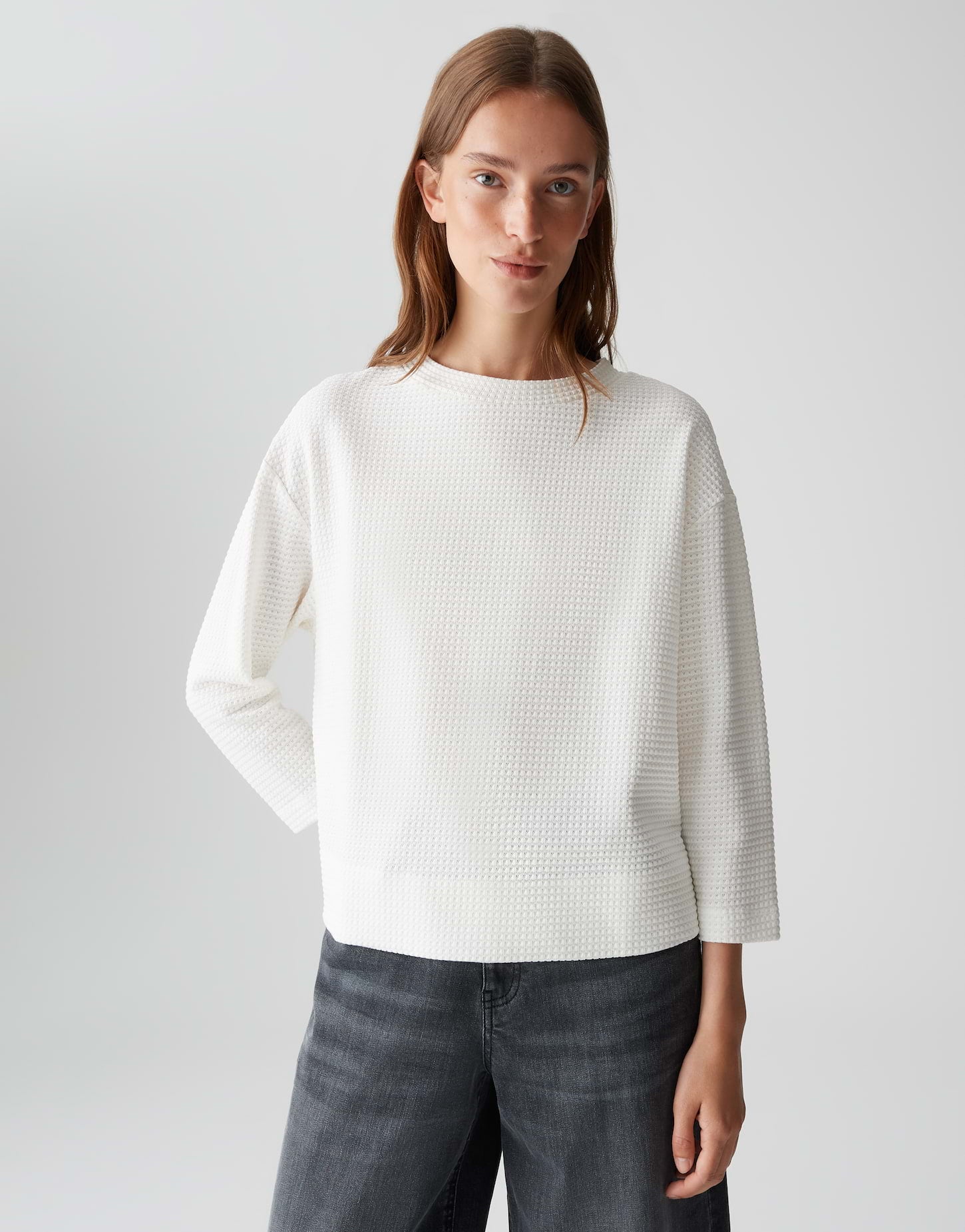 Opus - Weicher Sweater mit Strukturoptik - Gelix