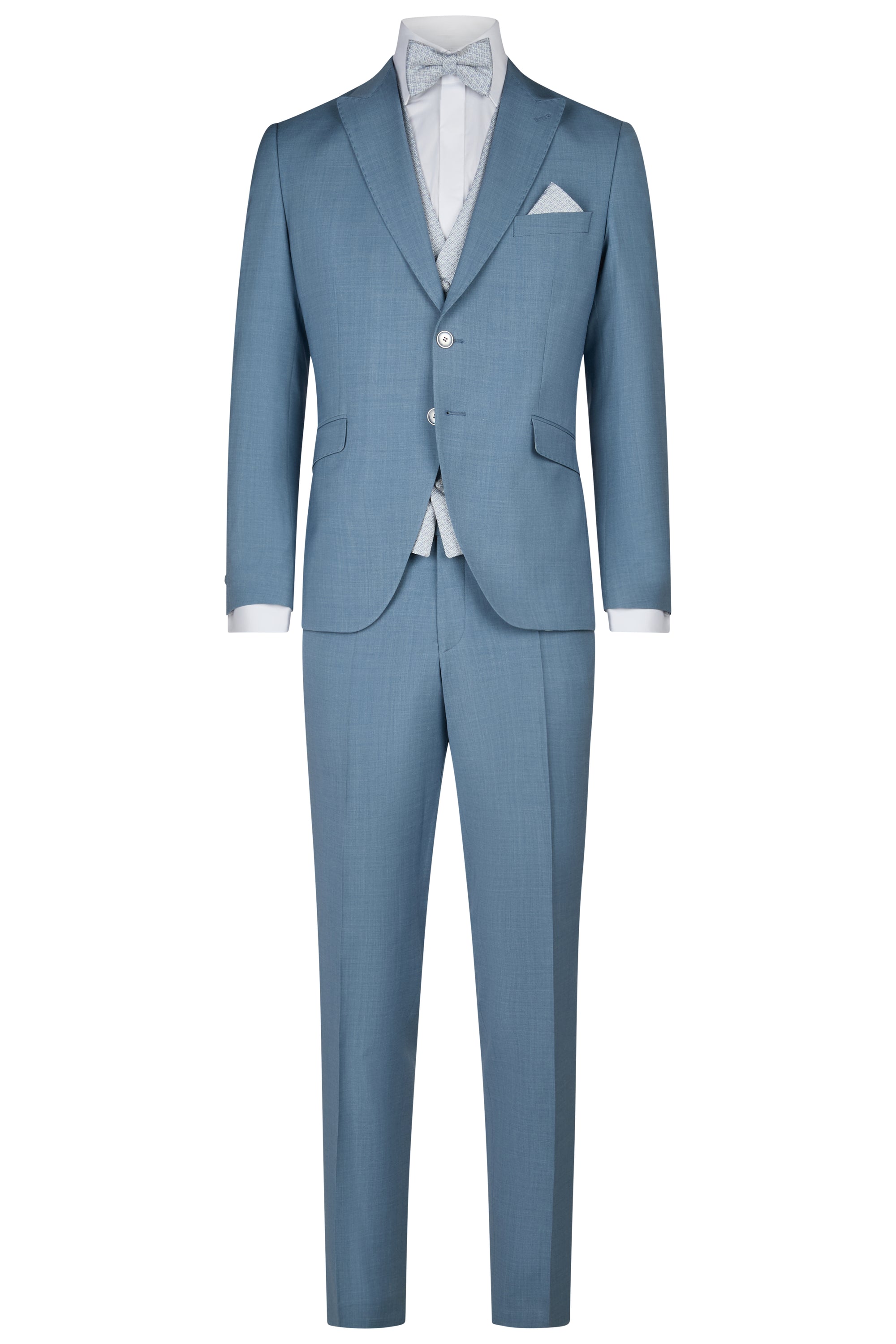 Festlicher Hochzeitsanzug - Hellblau