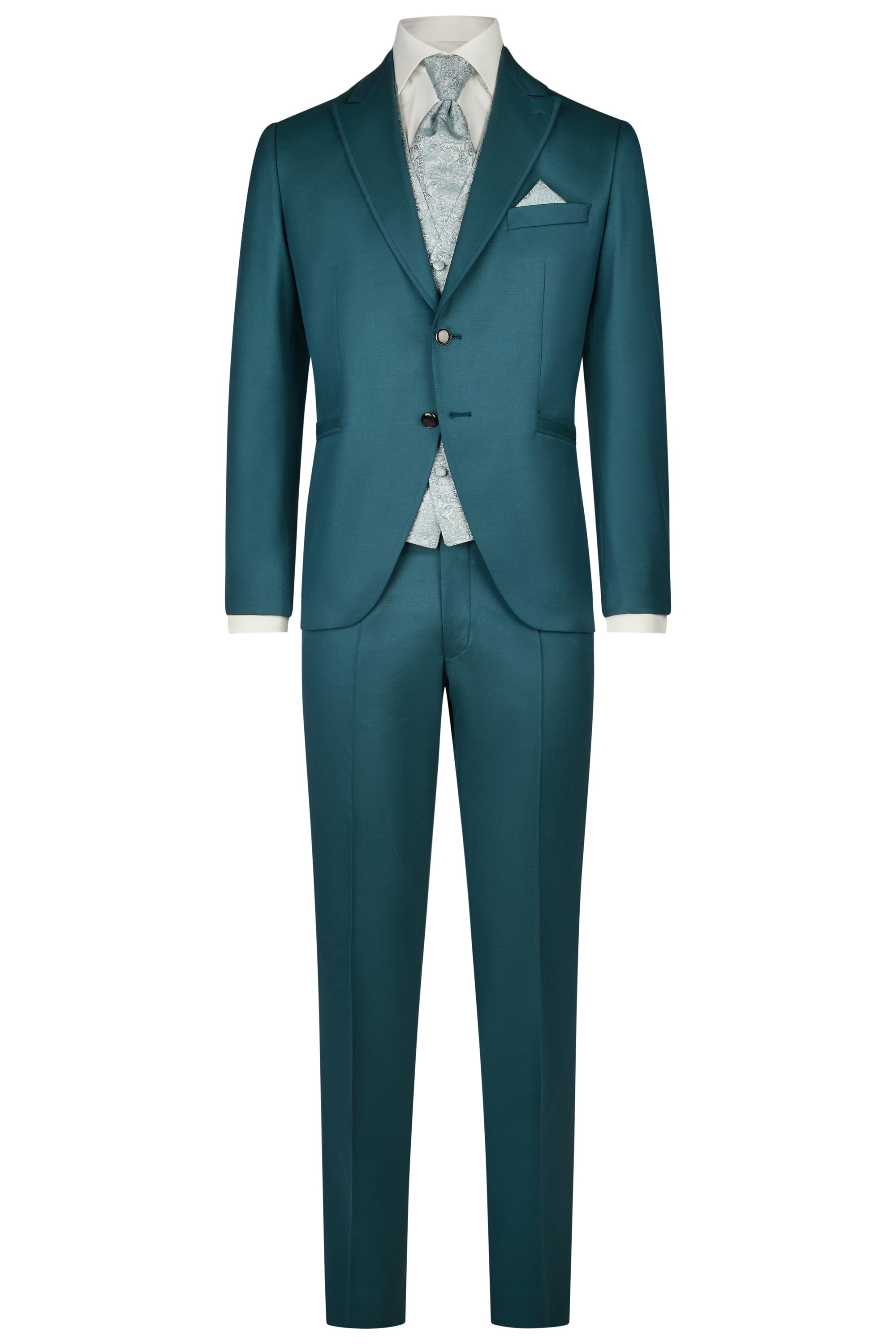 Festlicher Hochzeitsanzug - Petrol