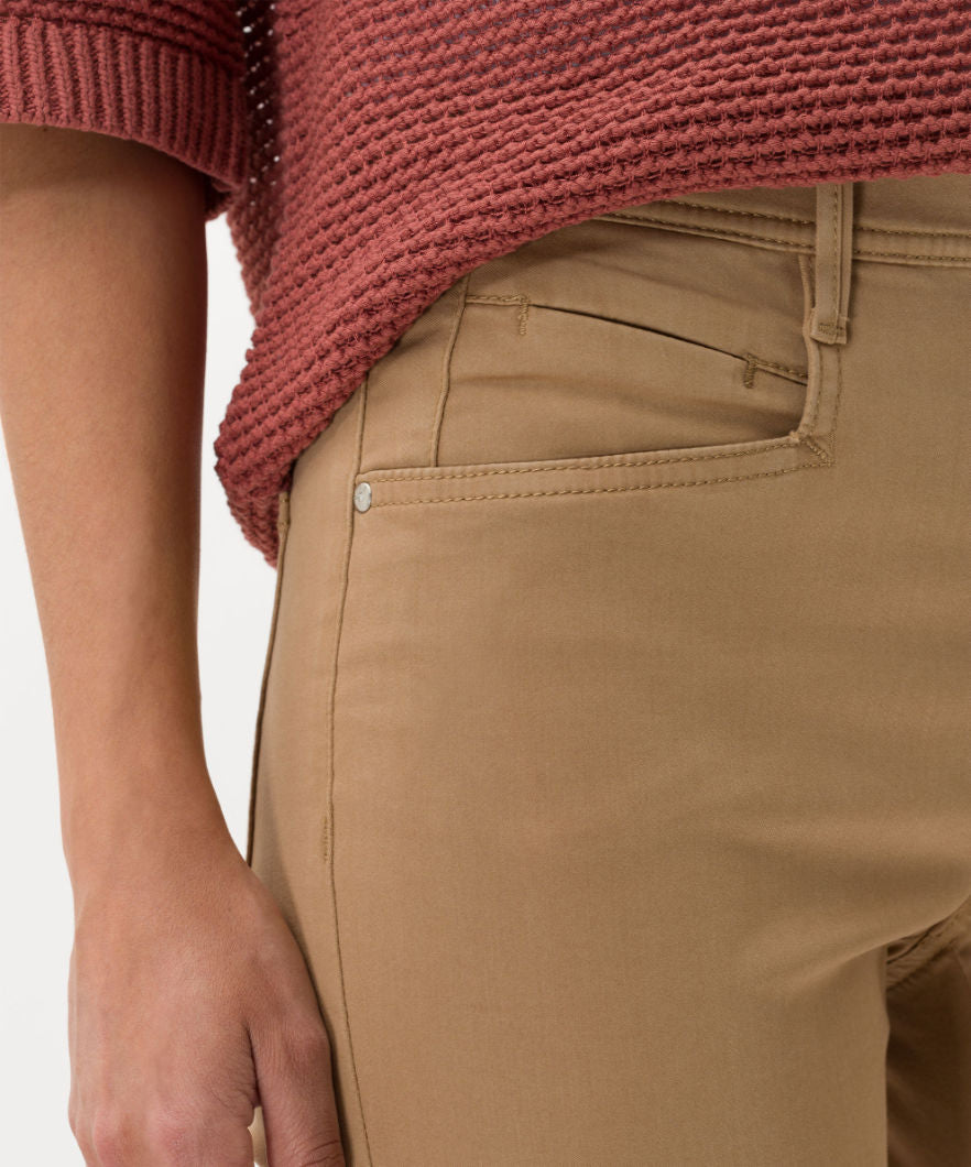 BRAX- Five-Pocket-Hose aus hochwertigem Baumwollsatin